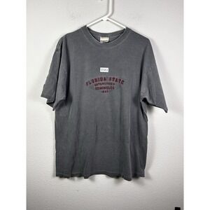 Vintage‎ Florida State Seminoles Shirt Mens L Gray NCAA Football  90s